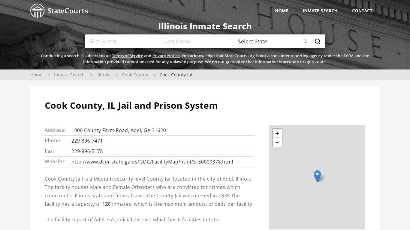 Cook County Jail Inmate Records Search, Illinois - StateCourts