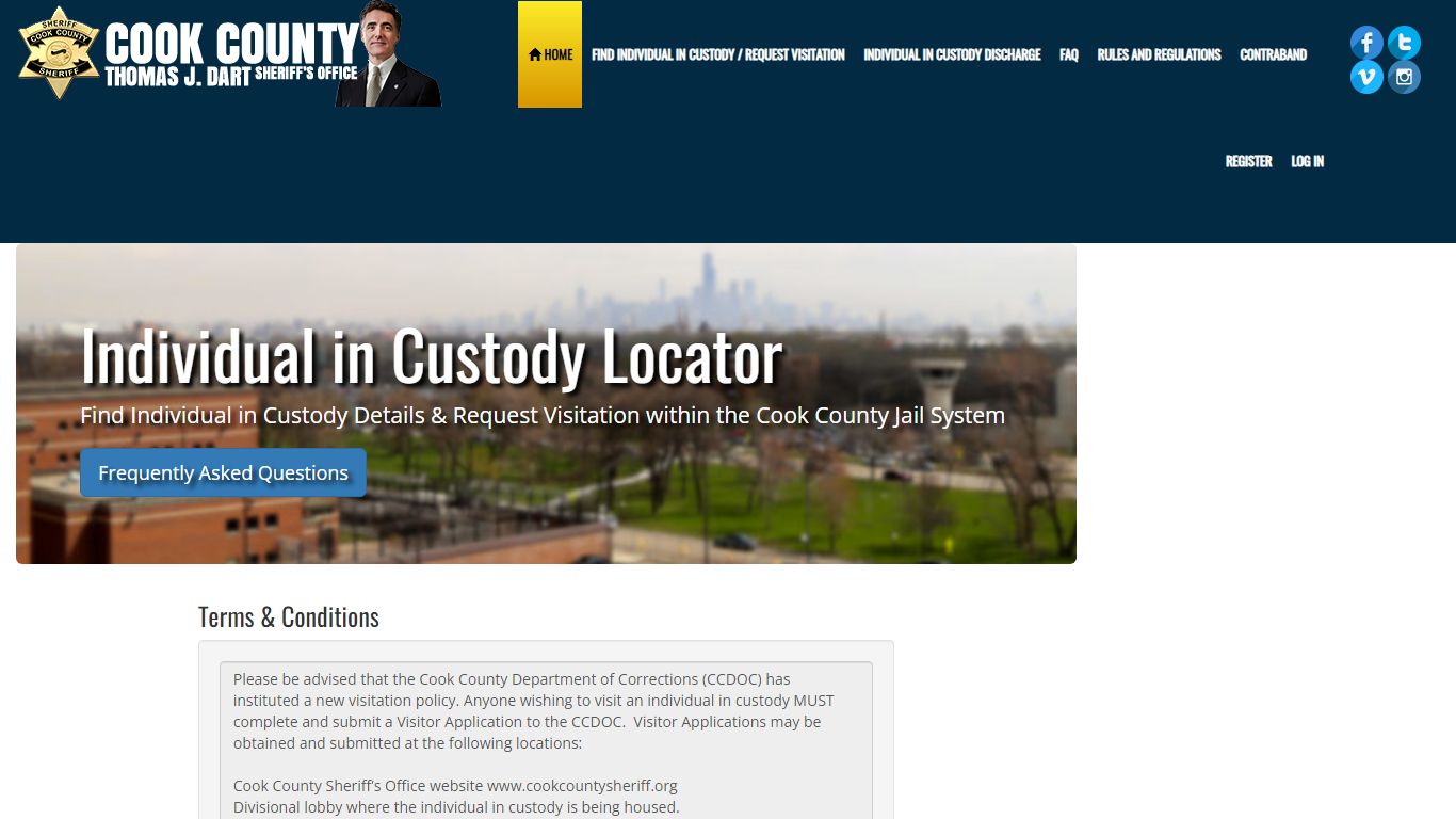 Home Page - Individual in Custody Locator - inmatelocator.ccsheriff.org